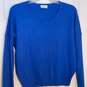 Urban Daizy Women's Blue Soft Long Sleeve Comfy Sweater Size Large